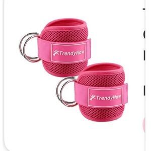 TrendyNow Pink Women's Fitness Ankle Straps